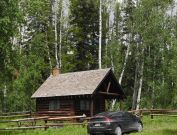 Jack Creek Guard Station Cabin and Car